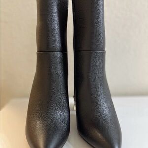 Lulu's Sleek Black Heeled Boots